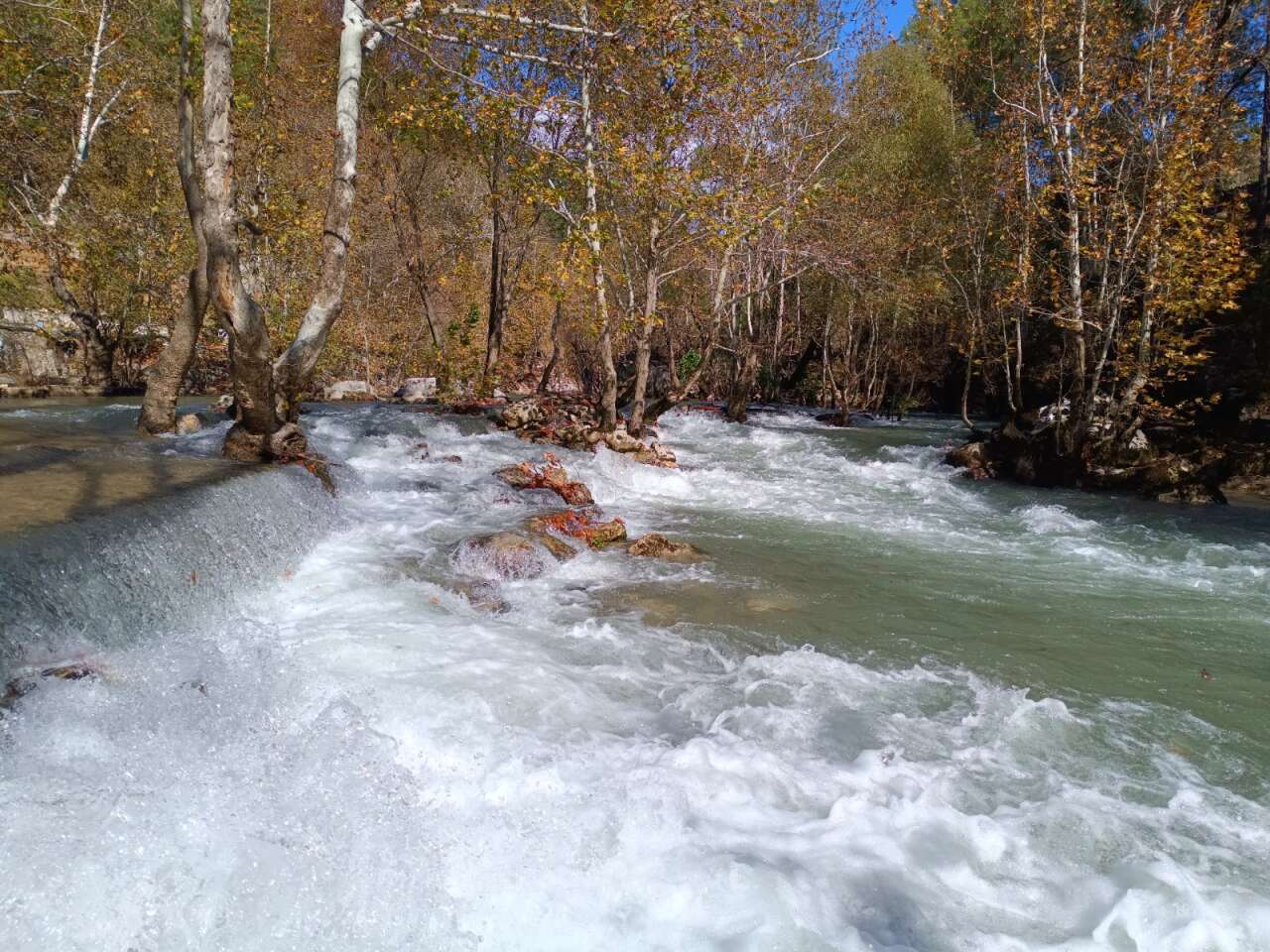 Çöle dönen doğa harikası yeniden coştu 6